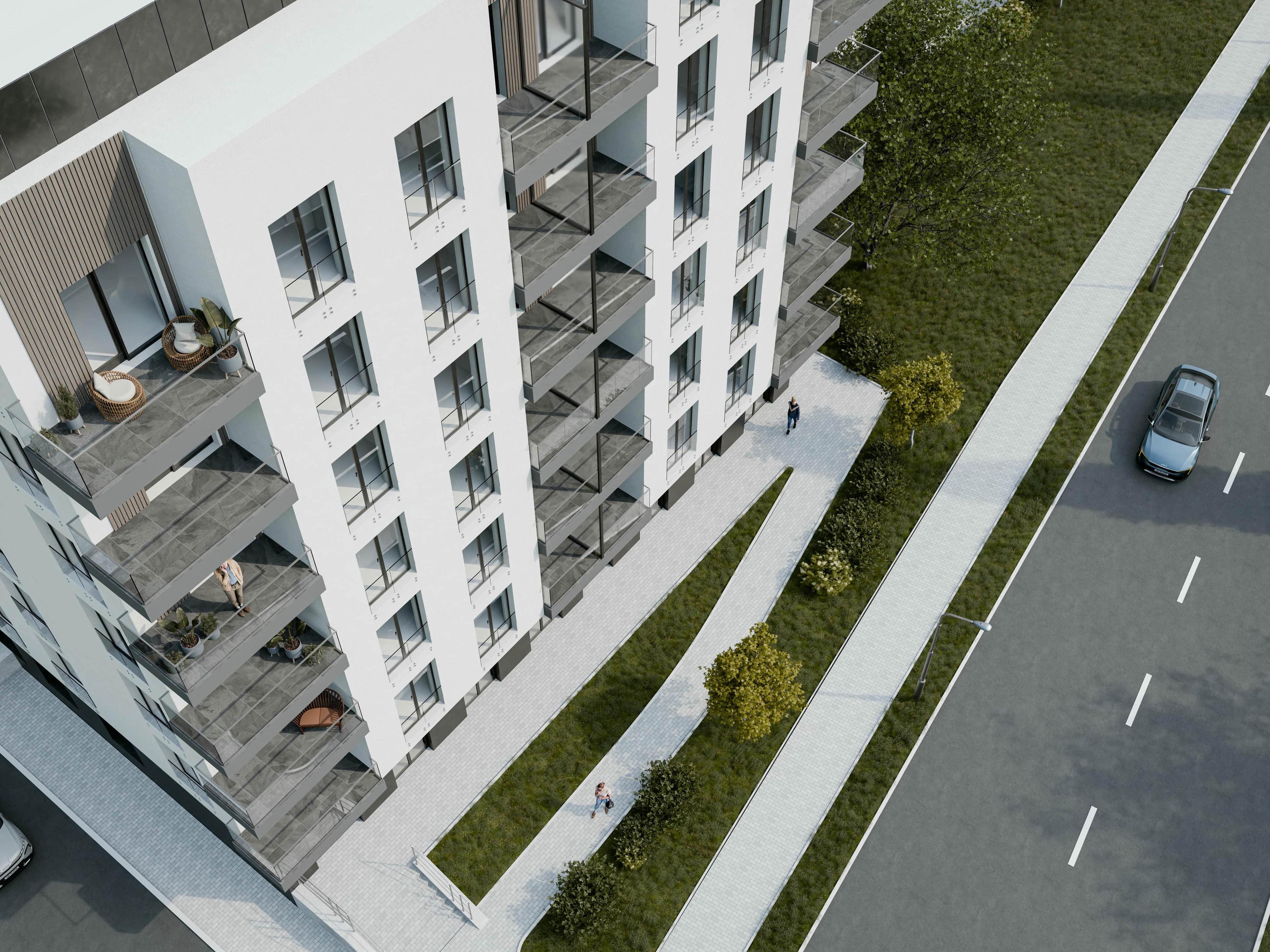 Projekt Sorina - bytový dům v Hodoníně